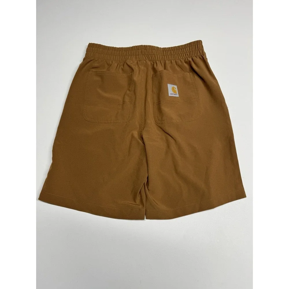 CARHARTT BOYS M RUGGED‎ FLEX RIPSTOP WORK SHORTS Carhartt Brown